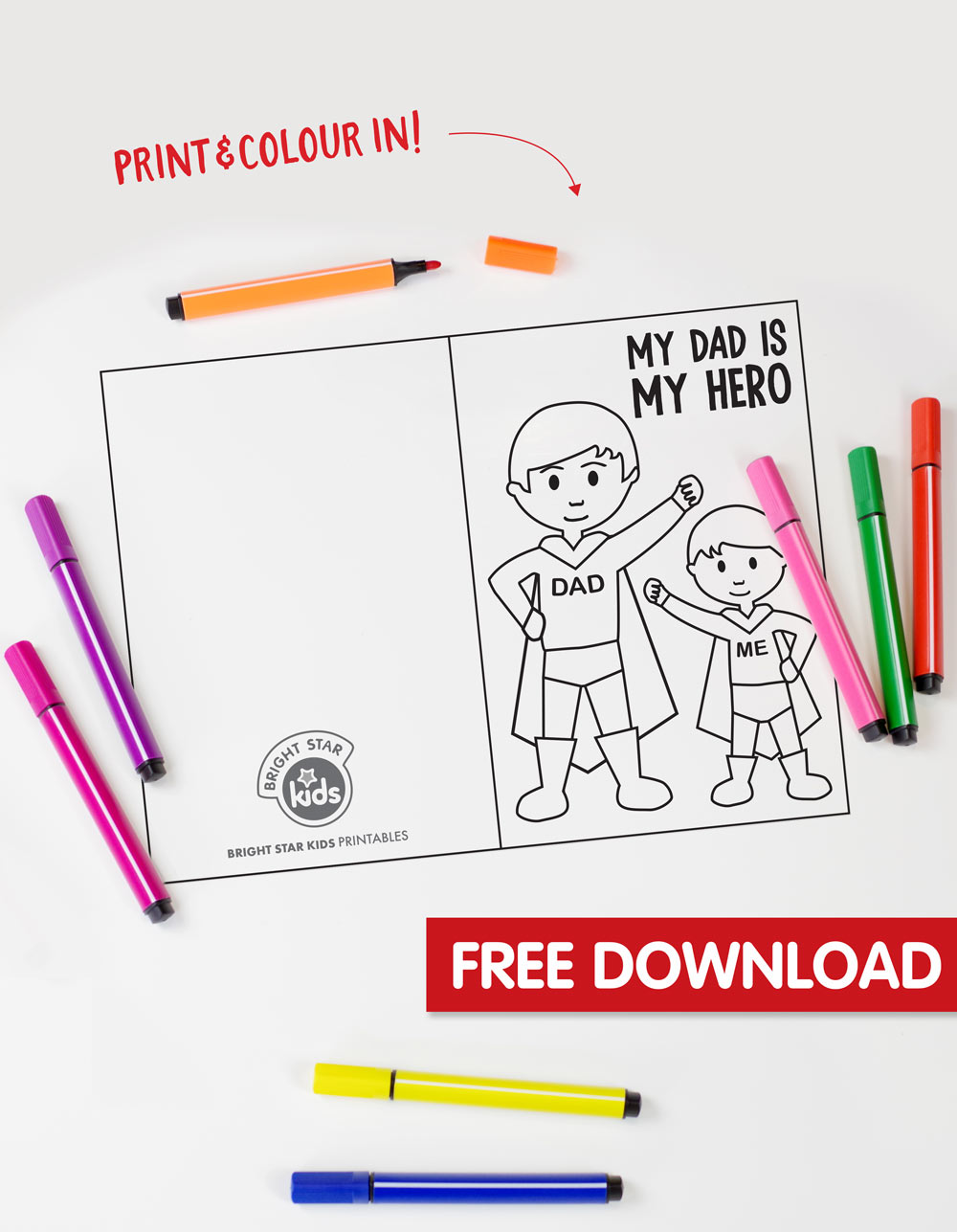 Sketch Contour Caricature Half Body Super Dad Hero With Girl On His Hand  Vector Illustration Royalty Free SVG, Cliparts, Vectors, and Stock  Illustration. Image 78799449.