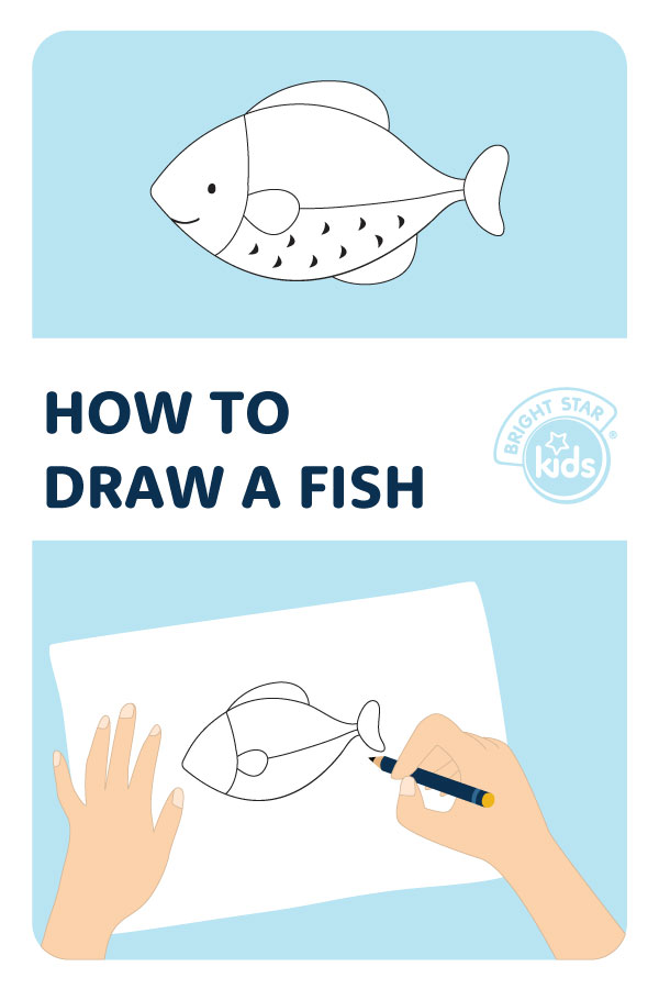 Fish Drawing Easy #fishdrawing #howtodraw #drawing #artist #drawwithAl... |  TikTok