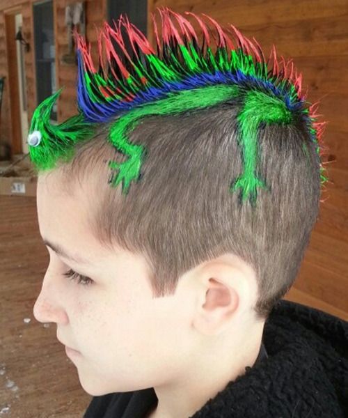 easy crazy hair day ideas for boys